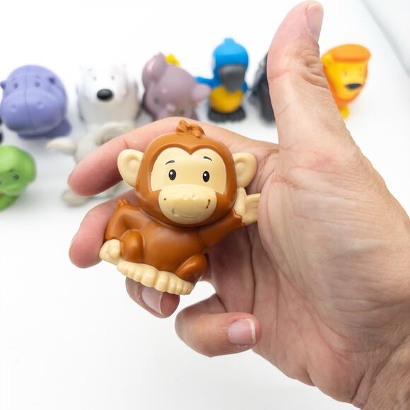 Lot Of 13 Fisher-Price Little People Zoo Animals Safari Zookeeper Turtle Koala - Picture 3 of 14